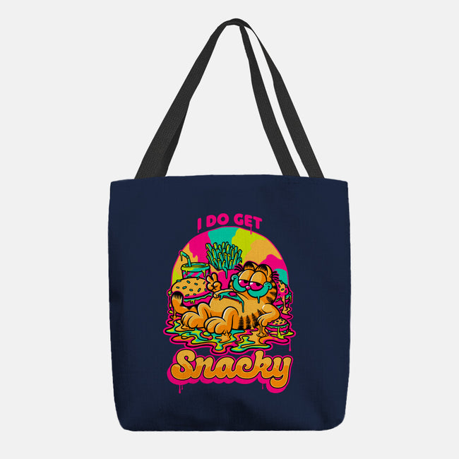 Cat Psychedelic Food Trip-None-Basic Tote-Bag-Studio Mootant