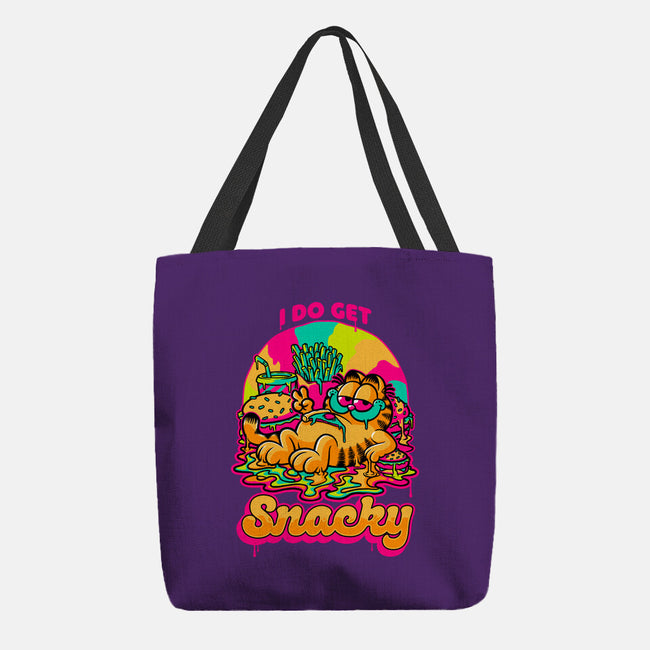 Cat Psychedelic Food Trip-None-Basic Tote-Bag-Studio Mootant