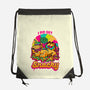 Cat Psychedelic Food Trip-None-Drawstring-Bag-Studio Mootant