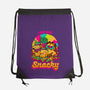 Cat Psychedelic Food Trip-None-Drawstring-Bag-Studio Mootant