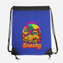 Cat Psychedelic Food Trip-None-Drawstring-Bag-Studio Mootant