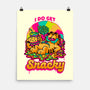 Cat Psychedelic Food Trip-None-Matte-Poster-Studio Mootant