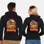 Cat Psychedelic Food Trip-Unisex-Zip-Up-Sweatshirt-Studio Mootant