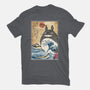 My Neighbor In Japan Woodblock-Womens-Basic-Tee-DrMonekers