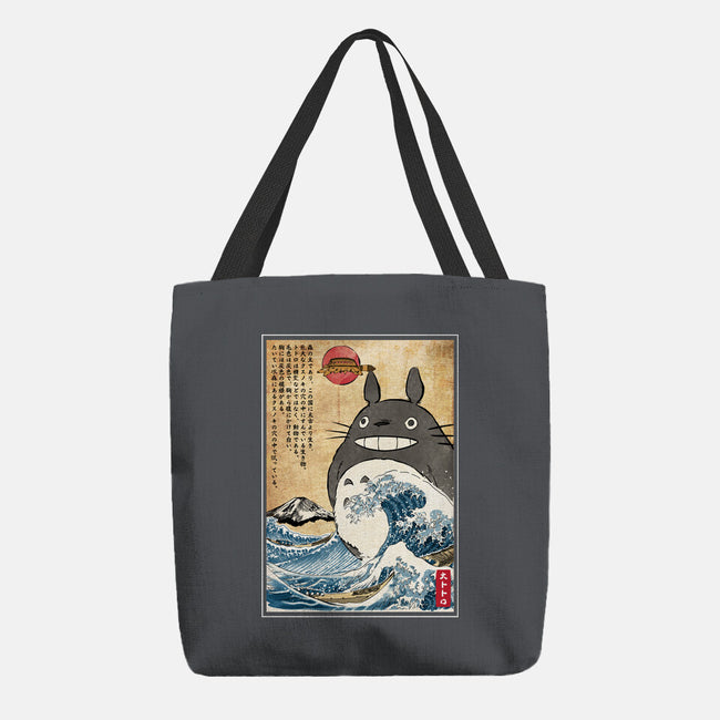 My Neighbor In Japan Woodblock-None-Basic Tote-Bag-DrMonekers