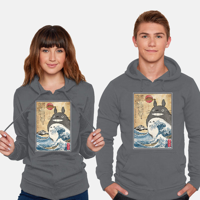 My Neighbor In Japan Woodblock-Unisex-Pullover-Sweatshirt-DrMonekers