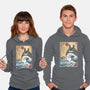 My Neighbor In Japan Woodblock-Unisex-Pullover-Sweatshirt-DrMonekers