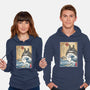 My Neighbor In Japan Woodblock-Unisex-Pullover-Sweatshirt-DrMonekers