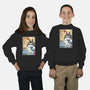 My Neighbor In Japan Woodblock-Youth-Crew Neck-Sweatshirt-DrMonekers