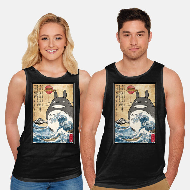 My Neighbor In Japan Woodblock-Unisex-Basic-Tank-DrMonekers