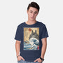 My Neighbor In Japan Woodblock-Mens-Basic-Tee-DrMonekers