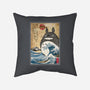 My Neighbor In Japan Woodblock-None-Removable Cover w Insert-Throw Pillow-DrMonekers