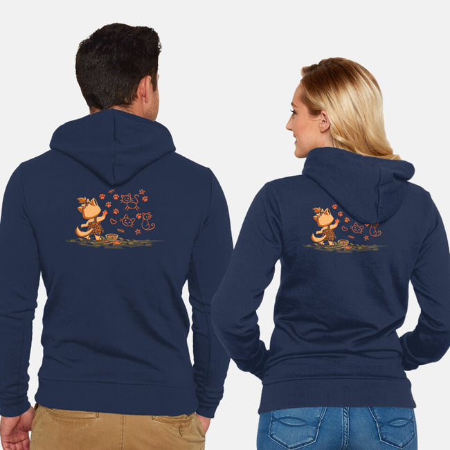 Ancient Doodles-Unisex-Zip-Up-Sweatshirt-worlddominationforcats