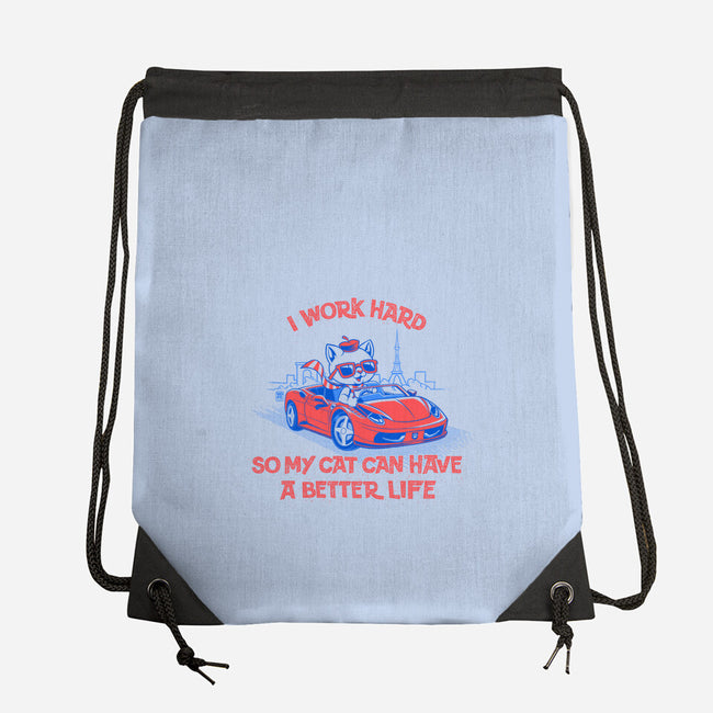 My Cat Can Have A Better Life-None-Drawstring-Bag-worlddominationforcats