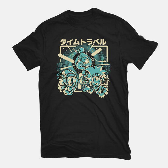 Traveling Through And Across Time-Womens-Fitted-Tee-Sketchdemao