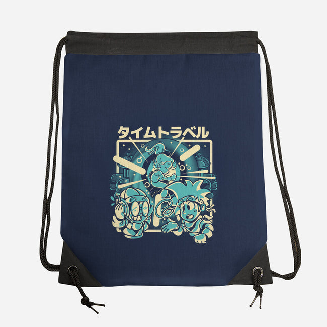 Traveling Through And Across Time-None-Drawstring-Bag-Sketchdemao