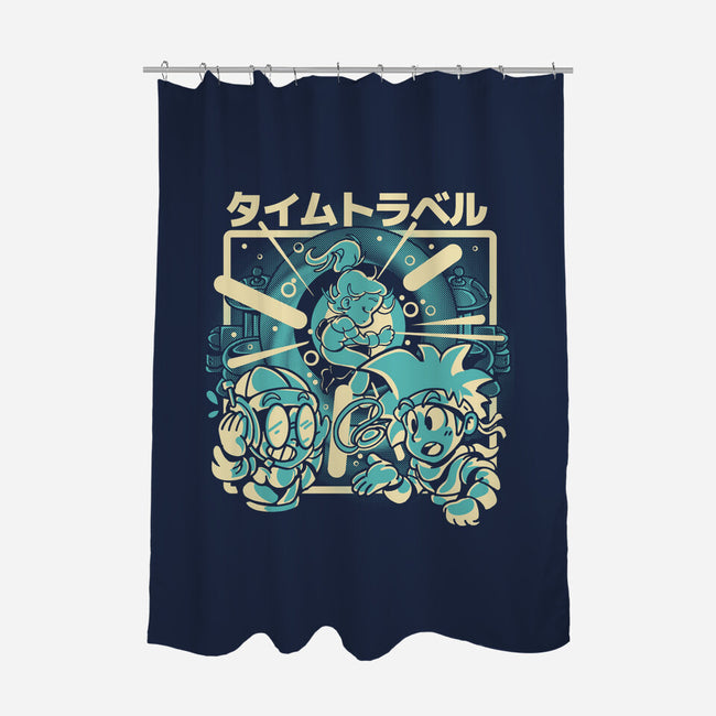 Traveling Through And Across Time-None-Polyester-Shower Curtain-Sketchdemao