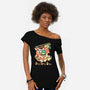 New Power-Womens-Off Shoulder-Tee-Sketchdemao