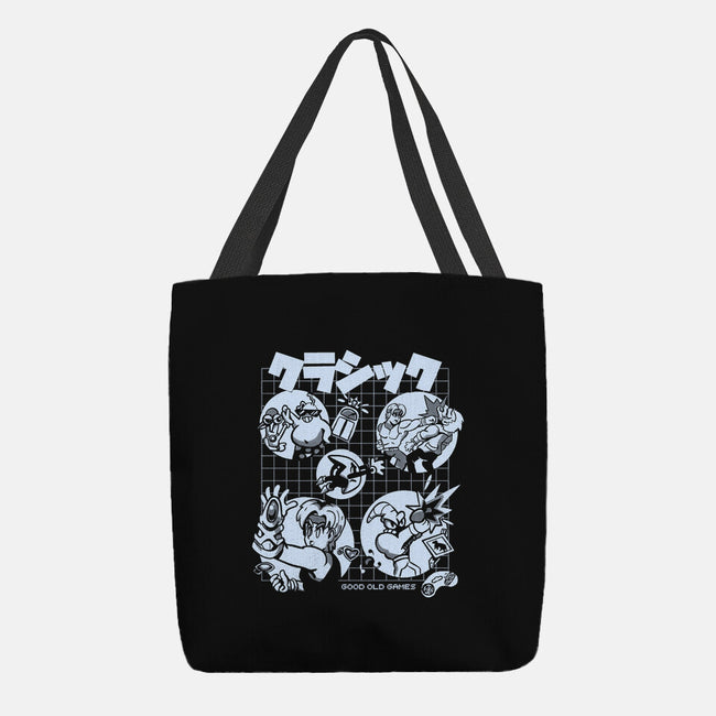 Good Old Games 02-None-Basic Tote-Bag-Sketchdemao