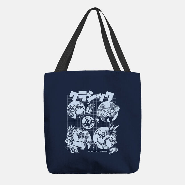 Good Old Games 02-None-Basic Tote-Bag-Sketchdemao