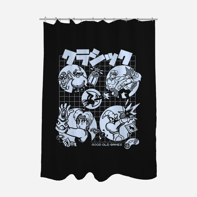 Good Old Games 02-None-Polyester-Shower Curtain-Sketchdemao