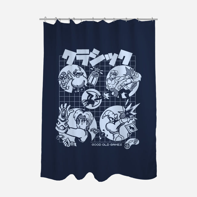 Good Old Games 02-None-Polyester-Shower Curtain-Sketchdemao