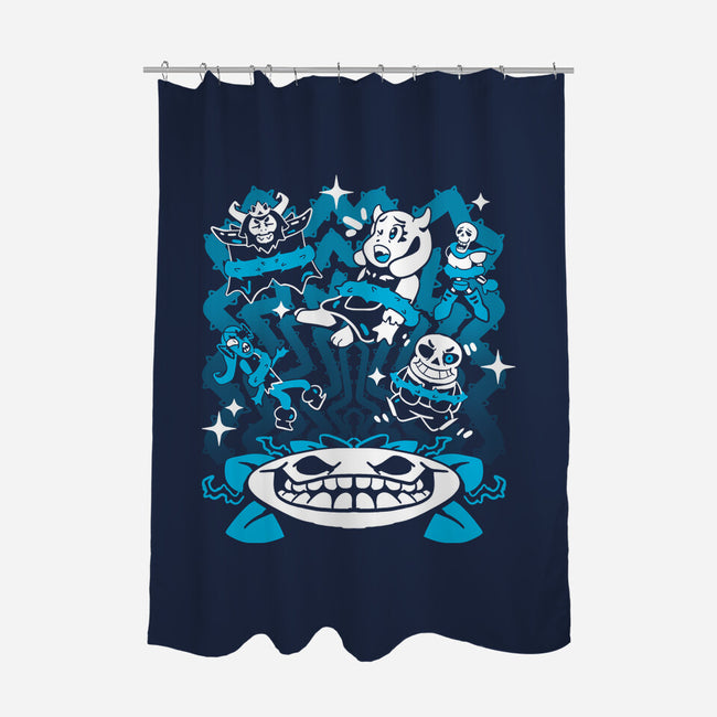 Pacifist-None-Polyester-Shower Curtain-Sketchdemao