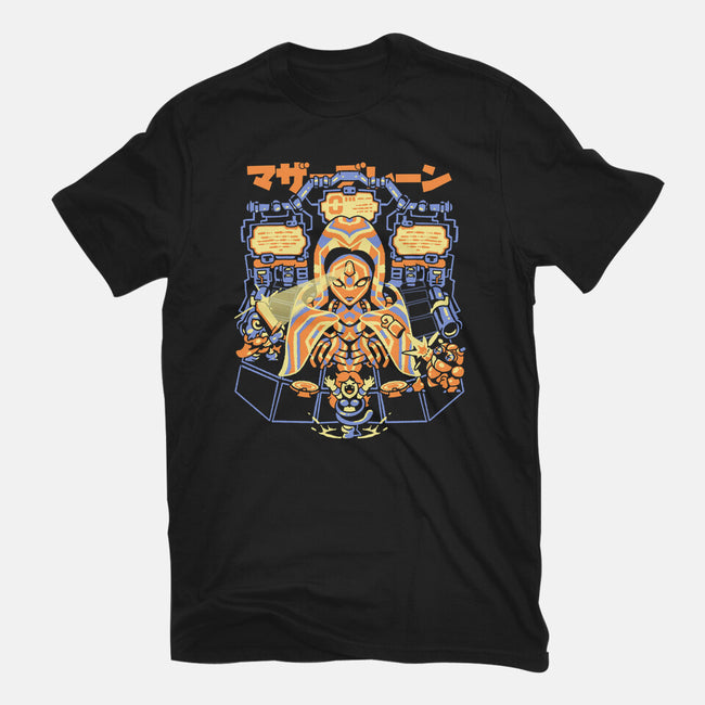 Mother Brain-Womens-Fitted-Tee-Sketchdemao