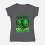 Slime Fatality-Womens-V-Neck-Tee-Diego Oliver