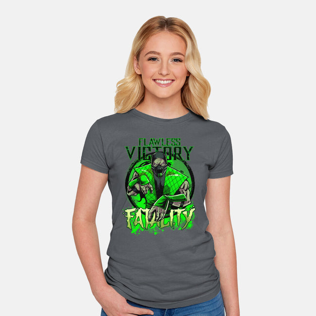 Slime Fatality-Womens-Fitted-Tee-Diego Oliver