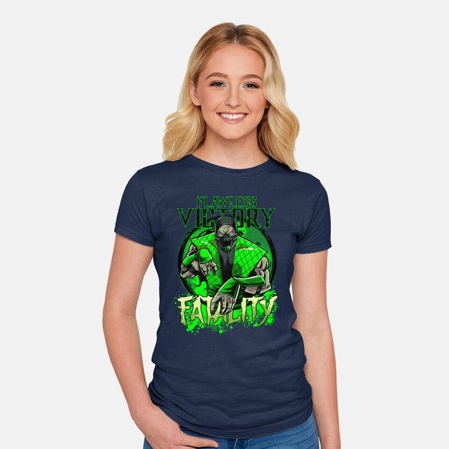 Slime Fatality-Womens-Fitted-Tee-Diego Oliver