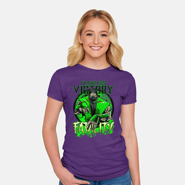 Slime Fatality-Womens-Fitted-Tee-Diego Oliver