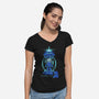 Getting An Upgrade-Womens-V-Neck-Tee-Sketchdemao