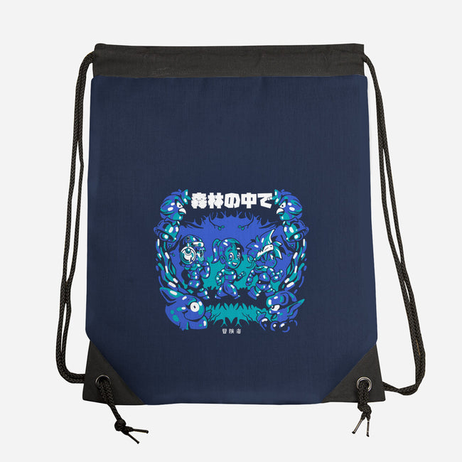Walking The Wood-None-Drawstring-Bag-Sketchdemao