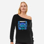 Walking The Wood-Womens-Off Shoulder-Sweatshirt-Sketchdemao