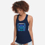 Walking The Wood-Womens-Racerback-Tank-Sketchdemao