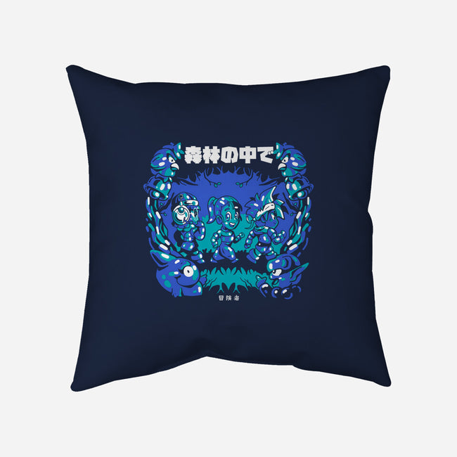 Walking The Wood-None-Removable Cover w Insert-Throw Pillow-Sketchdemao