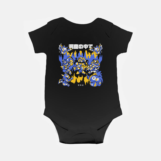 Walking The Cave-Baby-Basic-Onesie-Sketchdemao