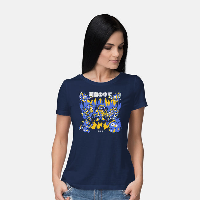 Walking The Cave-Womens-Basic-Tee-Sketchdemao