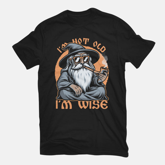Wise Old Wizard-Womens-Basic-Tee-Studio Mootant
