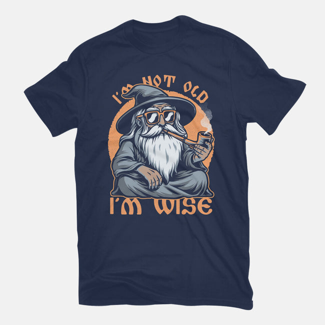 Wise Old Wizard-Womens-Basic-Tee-Studio Mootant