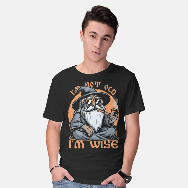 Wise Old Wizard-Mens-Basic-Tee-Studio Mootant