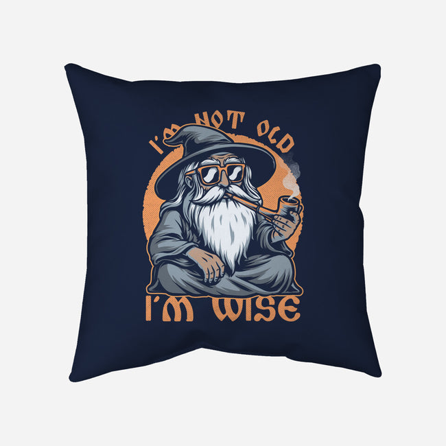 Wise Old Wizard-None-Removable Cover w Insert-Throw Pillow-Studio Mootant