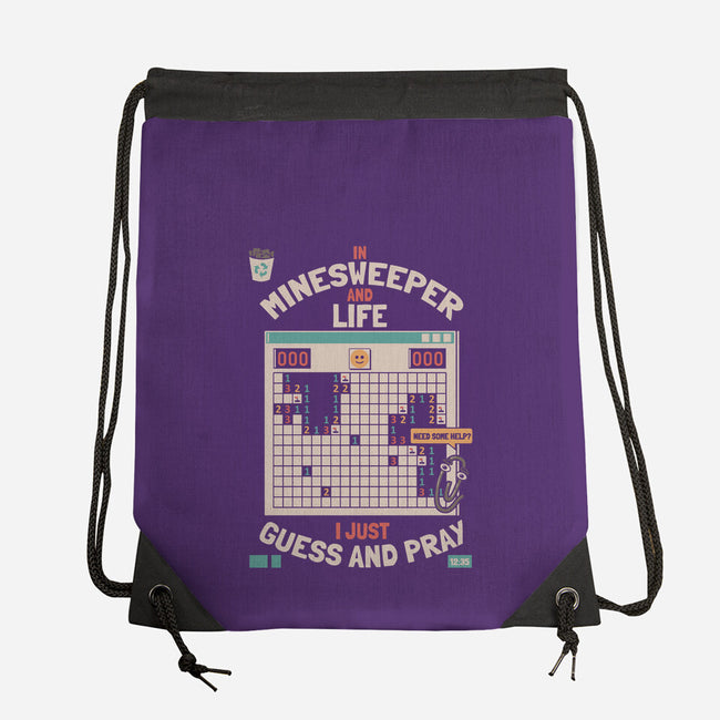 The Minesweeper Philosophy-None-Drawstring-Bag-Heyra Vieira