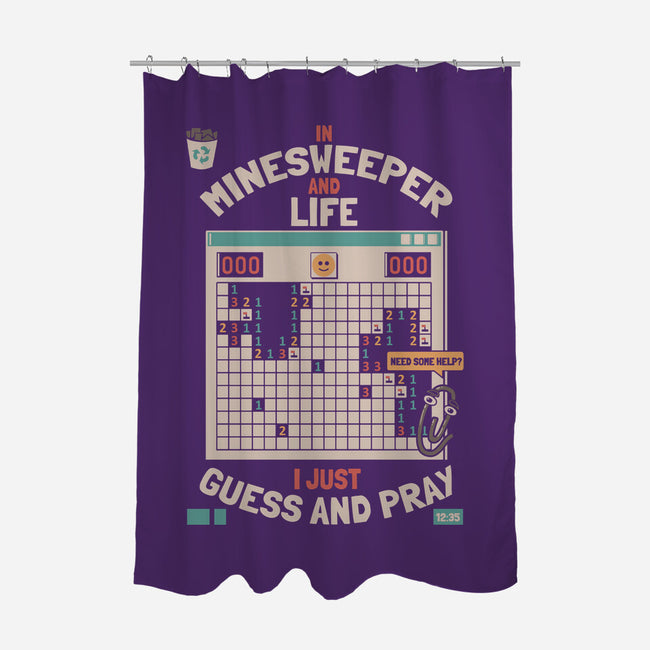 The Minesweeper Philosophy-None-Polyester-Shower Curtain-Heyra Vieira