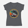 Serenity Firefly Class-Womens-V-Neck-Tee-DrMonekers