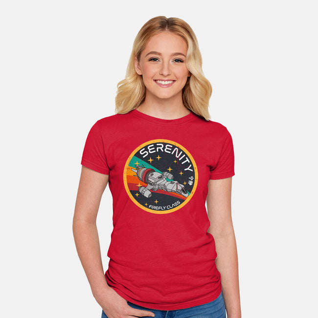Serenity Firefly Class-Womens-Fitted-Tee-DrMonekers
