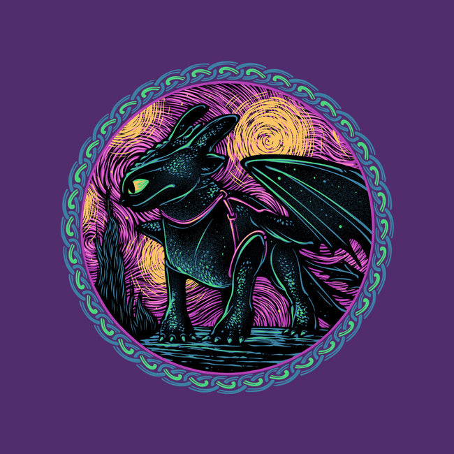 Fury Of The Night Sky-None-Fleece-Blanket-glitchygorilla