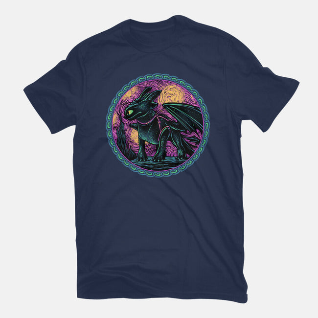 Fury Of The Night Sky-Womens-Basic-Tee-glitchygorilla