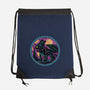Fury Of The Night Sky-None-Drawstring-Bag-glitchygorilla